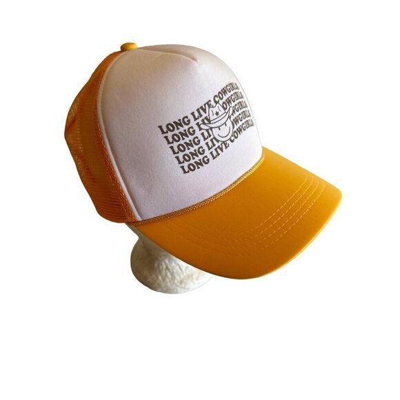 David & Young Long Live Cowgirls Trucker Hat Adjustable One Size Fits Most Polye - Picture 2 of 6